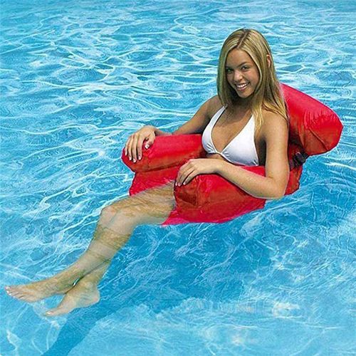 gonflable chaise pour plage piscine,Lit flottant gonflable eau,gonflable eau matelas hamac