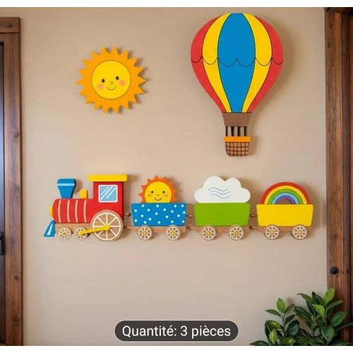 3 pièce décoration murale enfants