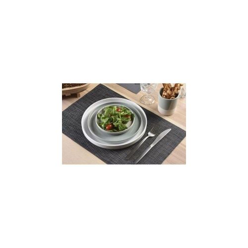 4 Sets de table gris foncé