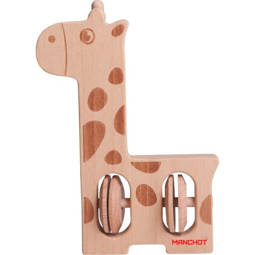 Clochette-girafe en bois
