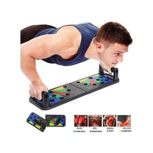 Planche Push Up Pliable Plaque Barre Traction pour Exercices de Musculation Workout Board Fitness