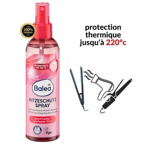 Spray de protection thermique biphasé (200 ml) - Sans silicones
