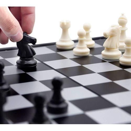 Jeux de d'échecs Chess Set & Checker Magnétique 32 x 32 centimeters