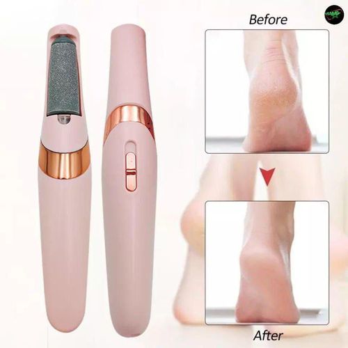 مبرد القدم آلة باديكير كهربائية قابلة لإعادة الشحن ، إزالة مسامير القدم -مبرد القدم