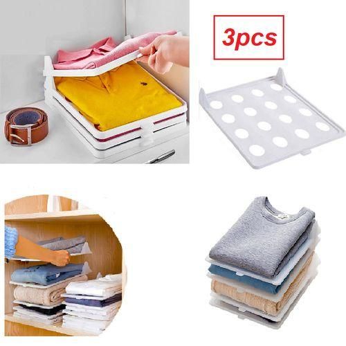 3 Organisateurs de Vêtements Anti-Rides - Solution Pratique et Résistante