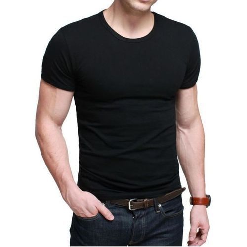 T-shirts Demi MancheNoir 100 % Coton