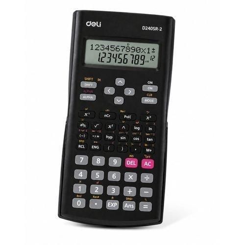 Deli Calculatrice scientifique D240SR-2 – 240 fonctions
