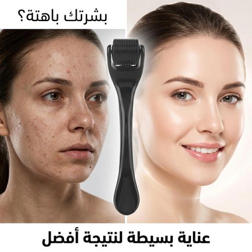 Derma Roller 540 micro-PIC titane 0.5mm, Rouleau microneedling visage barbe cheveux, micro aiguillage visage barbe cheveux, Soin peau et stimulation capillaire,