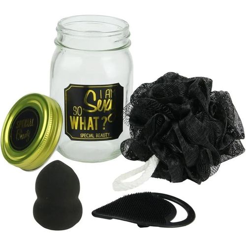 Rituel de Beauté Exquis Découvrez notre Pack Pot Mason Nettoyage Spécial Noir