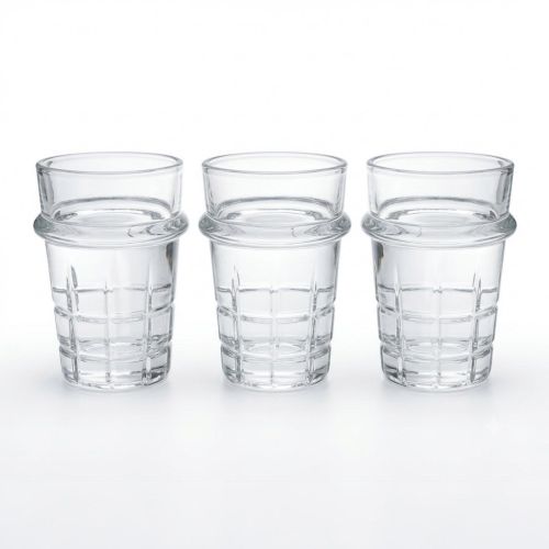 12 Verres à Thé en Cristal 130 ml – Collection Élégante pour la Maison et la Réception