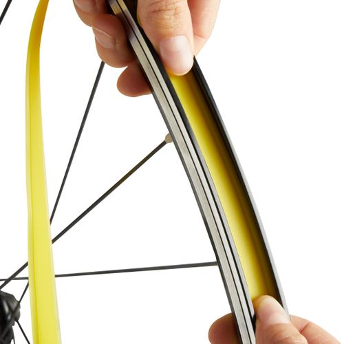 Fonds de Jante Vélo Route - Protection et Étanchéité - Pour Roues de Vélo - Jaune