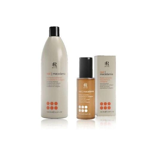 MacadamiaStar Shampooing 1000ML et Sérum100ML Nourrissants Macadamiaet Collagène