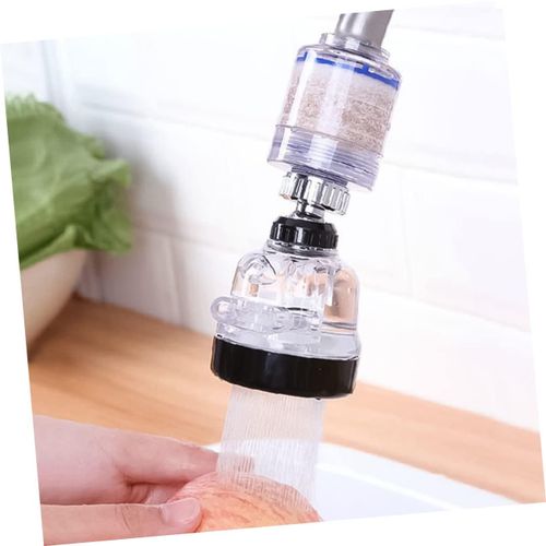 Filtre supporter fiant à rotation 360 °, 3 modes, aérateur à économie d'eau, charbon actif