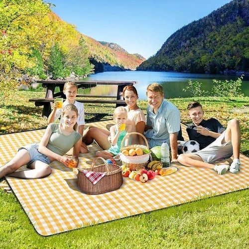 Tapis de Pique-Nique Grande Taille Confort, Élégance et Protection sur Toutes les Surfaces