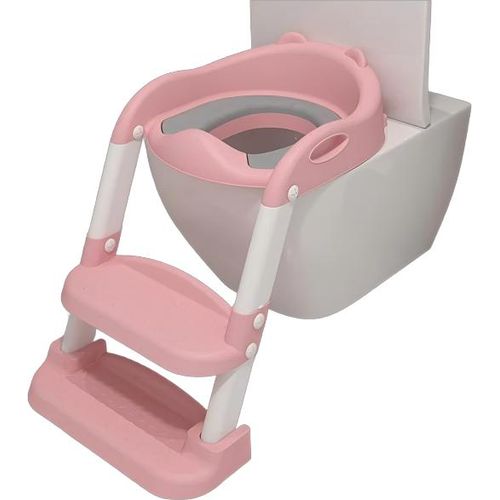 Chaise de toilette pour enfants Réducteur de Toilette avec escabeau-échelle de toilette pliante antidérapante
