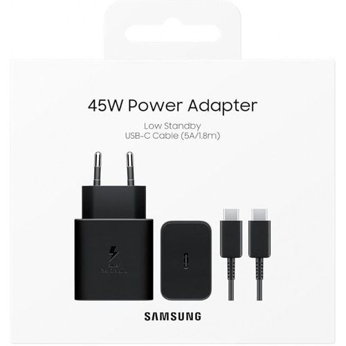 Chargeur 45 w ultras rapide originale noir complet