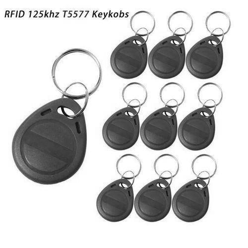 10 Porte-clés RFID 125KHz T5577 réinscriptibles - Copie de badge - Clones d'accès