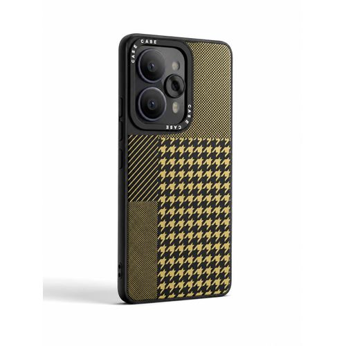 Coque Pochette etui souple et solide motif carbone texture pour Realme 15 pro