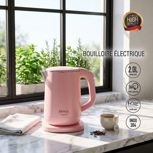 bouilloire éléctrique en couleur - KL-SG1825. - rose