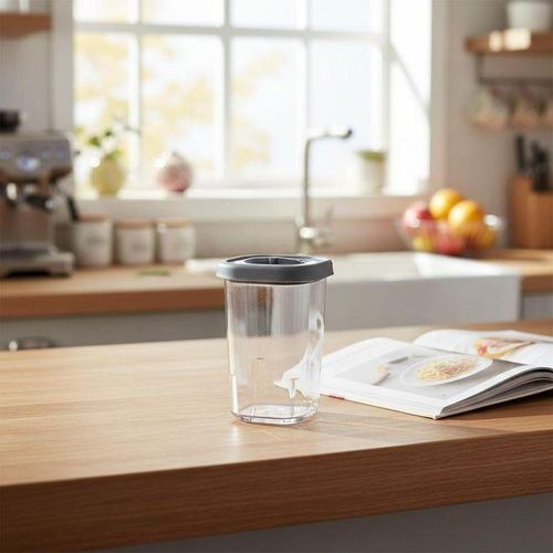 Gobelet réutilisable avec couvercle pratique