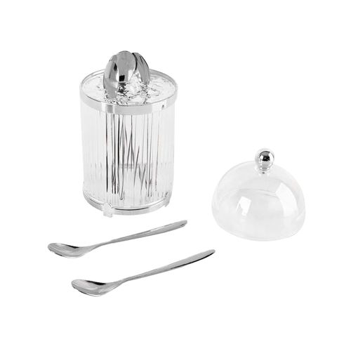 6 Cuillères à café + support en plexiglass