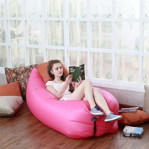 Chaise Gonflable multiusage Hamac Gonflable - LE Pouf Gonflable 260x70cm - Rose
