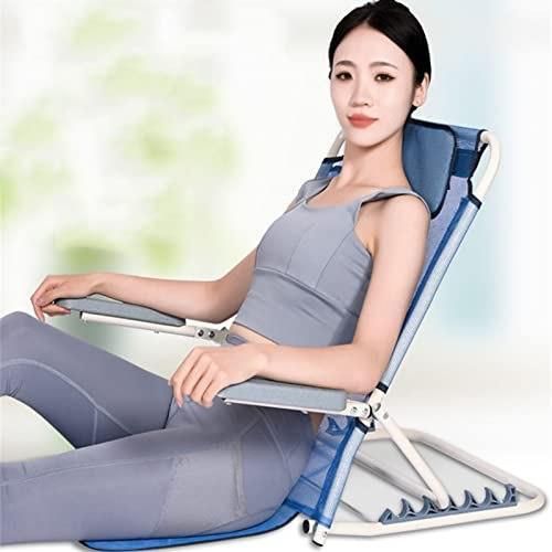 Chaise de sol réglable pour plage, camping et maison