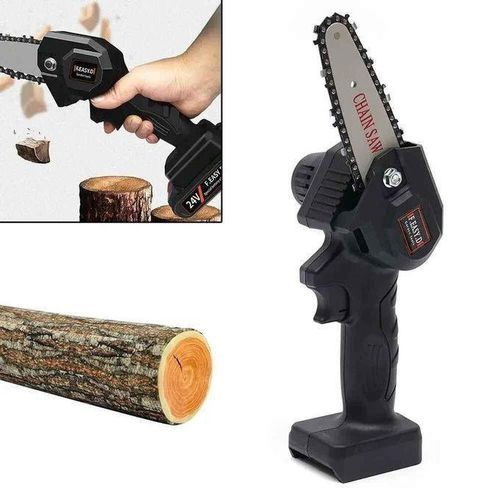 Mini tronçonneuse à batterie lithium pour bois et branches