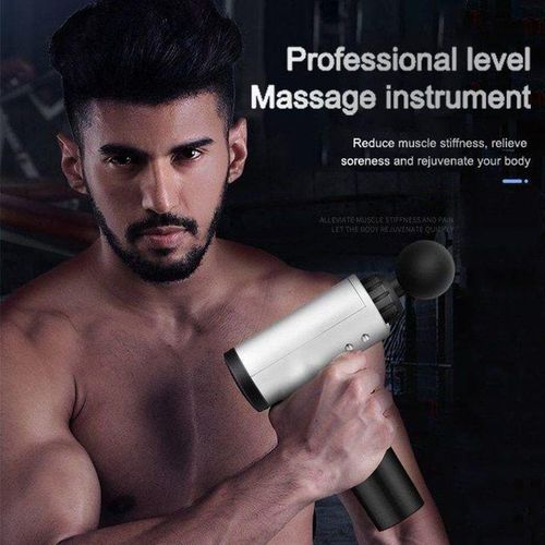 Pistolet de massage musculaire – Vibrations relaxantes, moteur sans brosse et réduction du bruit