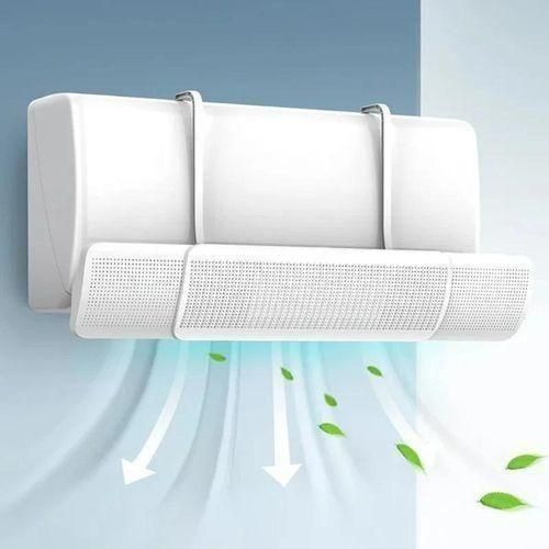 Déflecteur Climatiseur Universel Rétractable – Pare-Vent à Orientation Réglable pour Réduire le Courant d’Air Direct dans Chambre, Salon, Bureau et Espaces Professionnels