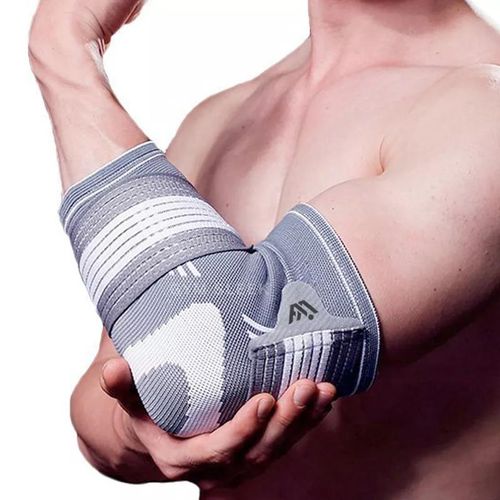 Bandage Coude Élastique de Compression - Coudière Protection Articulaire et Réduction de la Fatigue - Idéal pour Cyclisme, Elbow Support Musculation et Sports Intenses