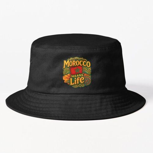 Morocco Soul Chapeaux Bob avec design unique