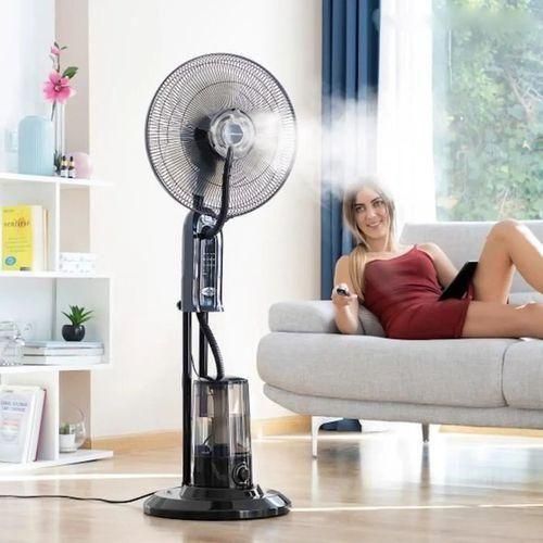 Elite Ventilateur et Brumisateur a vapeur avec tlcommande3 modes minuterie 7h