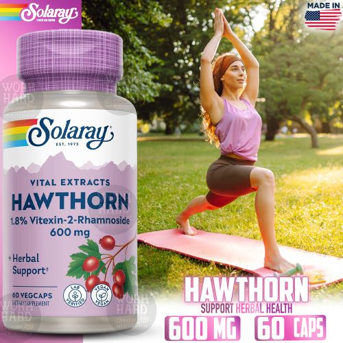 Hawthorn Extract 600mg per serving 60 Capsules