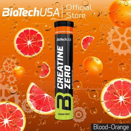 Creatine Zero Effervescent Blood Orange 18 Comprimés Effervescents Sans Sucre Sans Lactose Sans Gluten