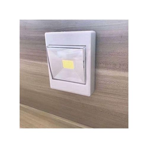 veilleuse Interrupteur de lumière de Nuit Cob Super lumineux alimenté par 3 batterie AAA avec applique murale magnétique