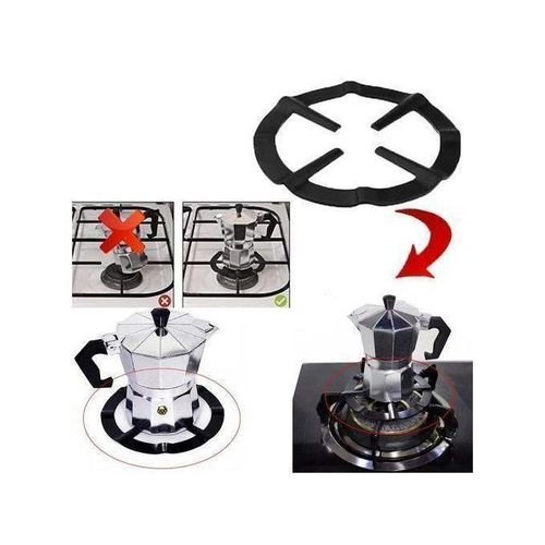 Support rducteur en acier inoxydable plaque de cuisinire gaz noir