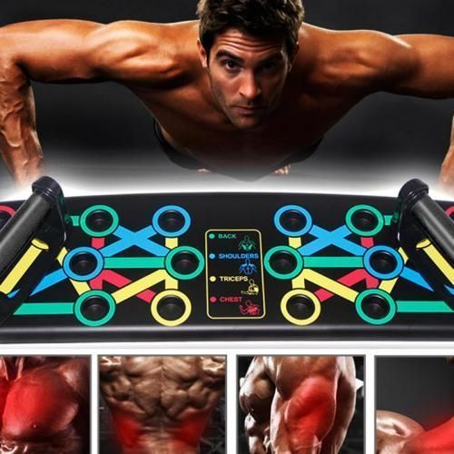 Foldable Push Up Board - Planche de traction 14 en1 support pour la musculation