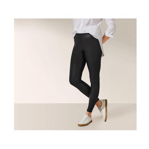 Leggings Isolants en Similicuir avec Taille Élastiquée et Micropolaire - Confort et Maintien Optimal