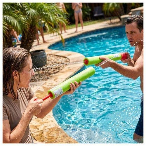 Pistolet a eau en mousse pour piscine et plage jouet de tir aquatique d exterieur pour enfants et adultes pompe a eau de jardin pour combats estivaux jeux de plein air rafraichissants blaster aquatique de grande capacite pour fete de piscine