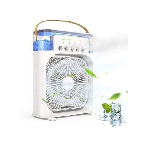 3/1 Climatiseur portable, petit refroidisseur d'air, veilleuses LED, ventilateur humidificateur