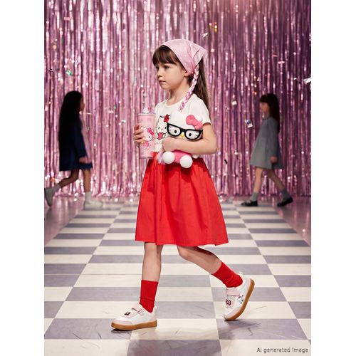 Robe Fille Imprimée Hello Kitty