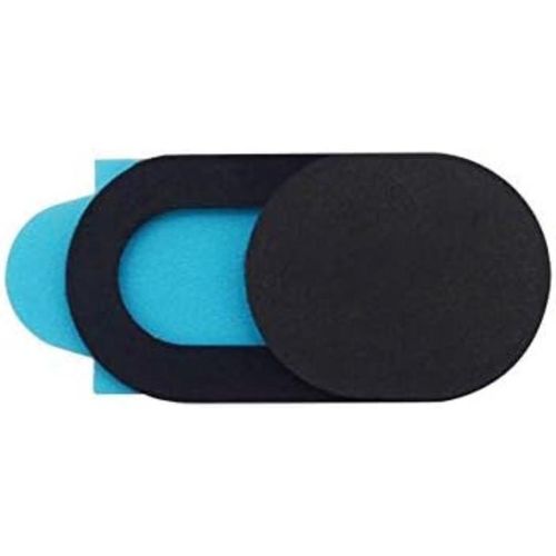 Lot de 20 caches-webcam coulissants noirs ultra-fins – Protection vie privée et anti-espionnage – Compatible PC portable, MacBook, tablette et smartphone