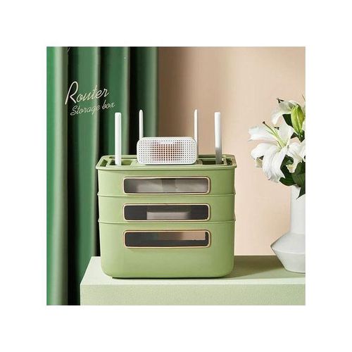 Bote de rangement pour routeur wiFi pour salle de sjour-Organisation