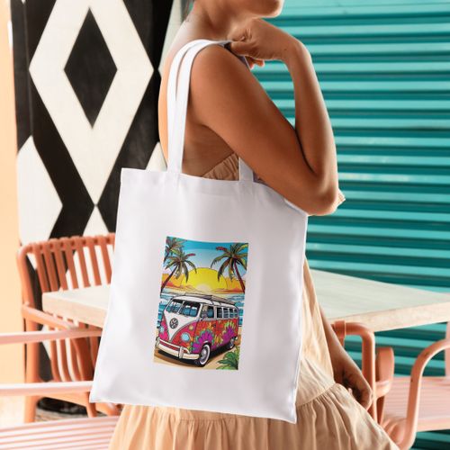 Tote bag - welcome summer Bienvenue lt