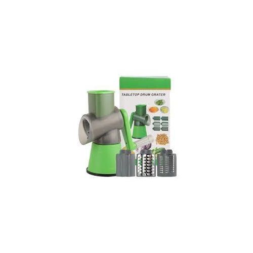 Mandoline de cuisine, coupe-légumes multifonction, trancheuse et déchiqueteuse manuelle, hachoir, râpe à tambour de table