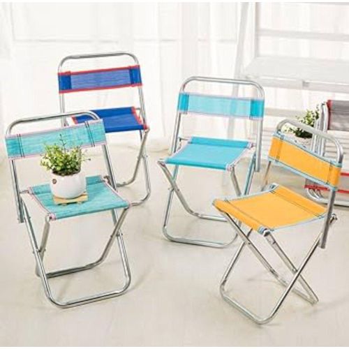 Chaise de Camping Pliable – Tabouret Léger et Compact pour Pêche, Plage et Loisirs