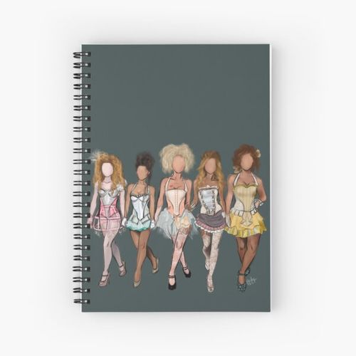 Girls aloud - Canât Speak French Spiral Notebook Bloc note