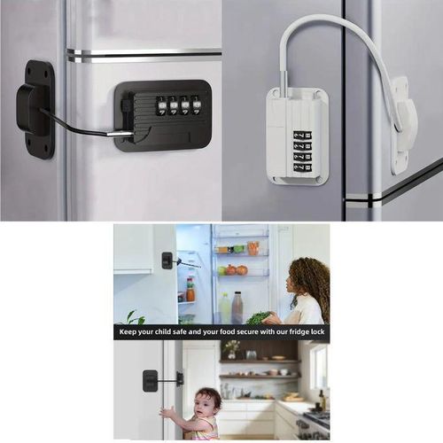 Serrure de porte avec mot de passe pour réfrigérateur, réfrigérateur, congélateur, armoires de cuisine et égouts de proximité