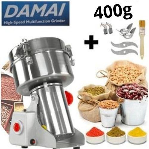 moulin professionnel en acier inoxydable moulin à épices moulin à céréales moulin à grains de café 400 G